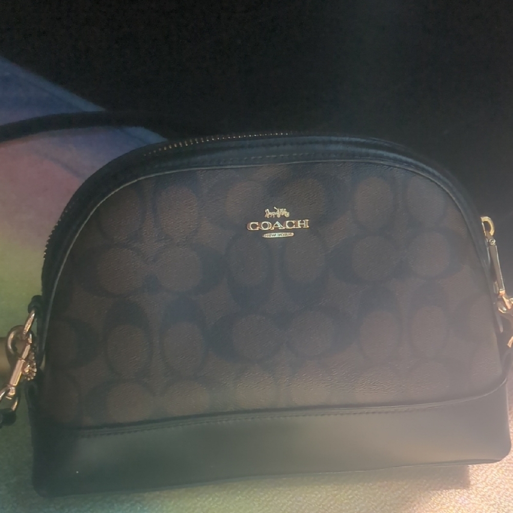 Coach Signature Black Crossbody Bag